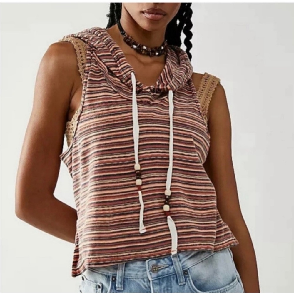 Free People - On Fire Hoodie Tank
